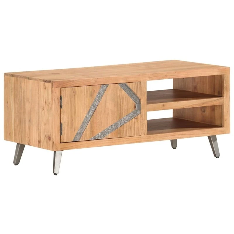Image of VIDAXL Coffee Table 90x45x40cm Solid Acacia Wood Vidaxl 286548