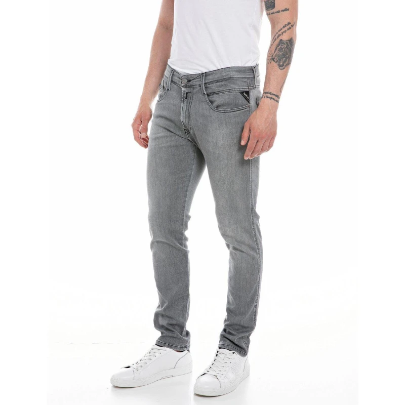 Image of Replay Anbass Slim Jeans - Grey Grey 30 S