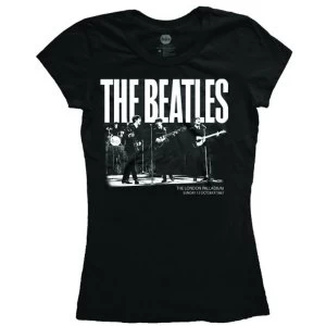 Image of The Beatles - 1963 The Palladium Ladies XX-Large T-Shirt - Black