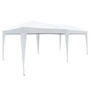 Image of OutSunny Gazebo White 2550 x 2970 x 5910 mm