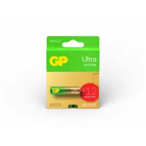 Image of GP GPPCA15AU727 GP Ultra Alkaline AA 12's PET Single hook paper box