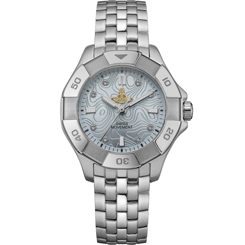 Image of Vivienne Westwood Womens The Brompton Quartz Analogue Watch Silver female One Size