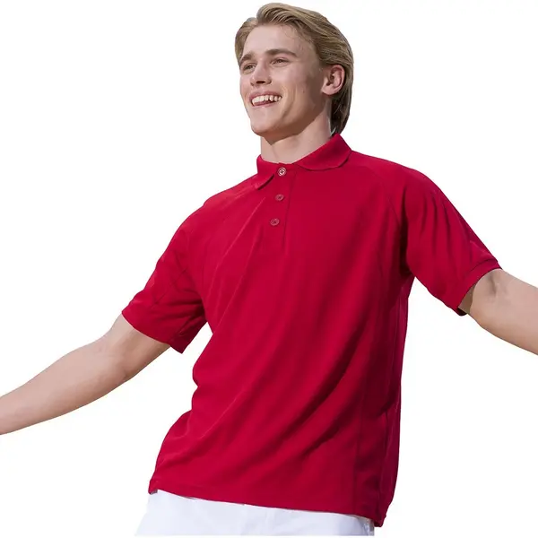 Image of Regatta Mens Coolweave Moisture Wicking Quick Dry Polyester Polo Shirt XXL - Chest 46-48' (117-122cm) Classic Red TRS147-42D-XXL