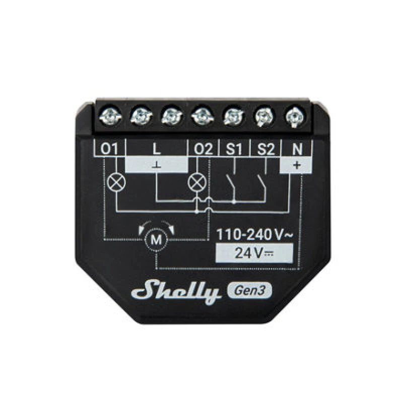 Image of Shelly Shelly Shelly 2PM Gen3 Actuator Bluetooth, WiFi Shelly_2PM_Gen3