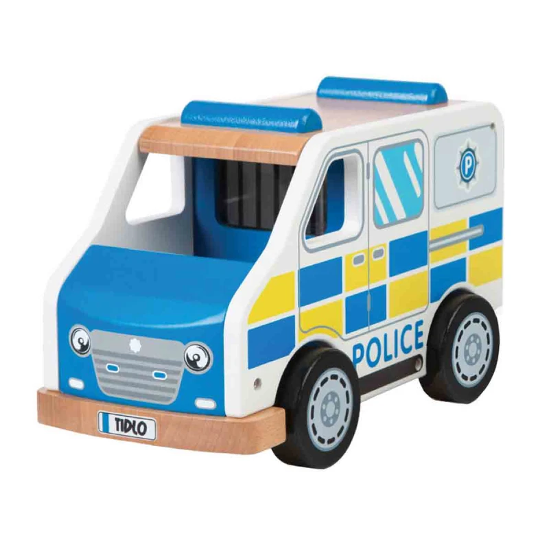 Image of Tidlo Police Van Toy Blue unisex
