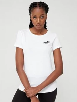 Image of Puma Essential Small Logo T-Shirt - White