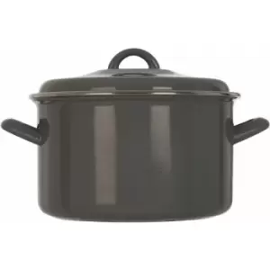 Image of Porter Large Grey Casserole Dish with Lid - Premier Housewares