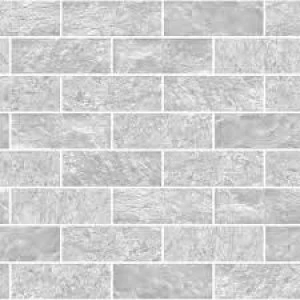 Image of Contour Grey Tile Wallpaper Paper