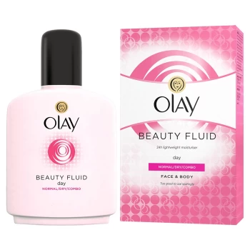 Image of Olay Beauty Fluid Moisturiser Normal/Dry/Combo Skin 200ml
