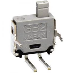 Image of Pushbutton 28 V DCAC 0.1 A 1 x OffOn NKK Switches