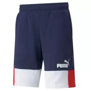 Image of Puma ESS+ Block Shorts Mens - Blue