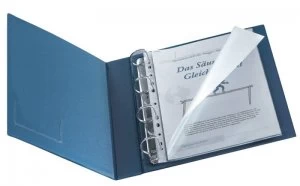 Image of Q Connect Punched Pocket Pp A4 Gls Pk25