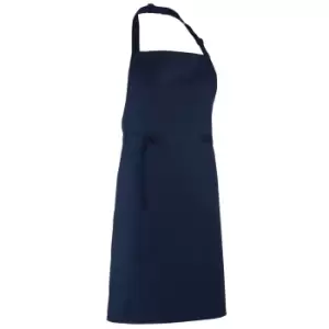 Image of Premier Colours Bib Apron / Workwear (Pack of 2) (One Size) (Navy)