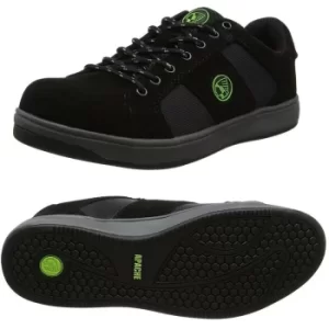Image of Apache Kick Black Safety Trainers Work Shoe 200J Steel Toecap SP1 SRA UK Size 7