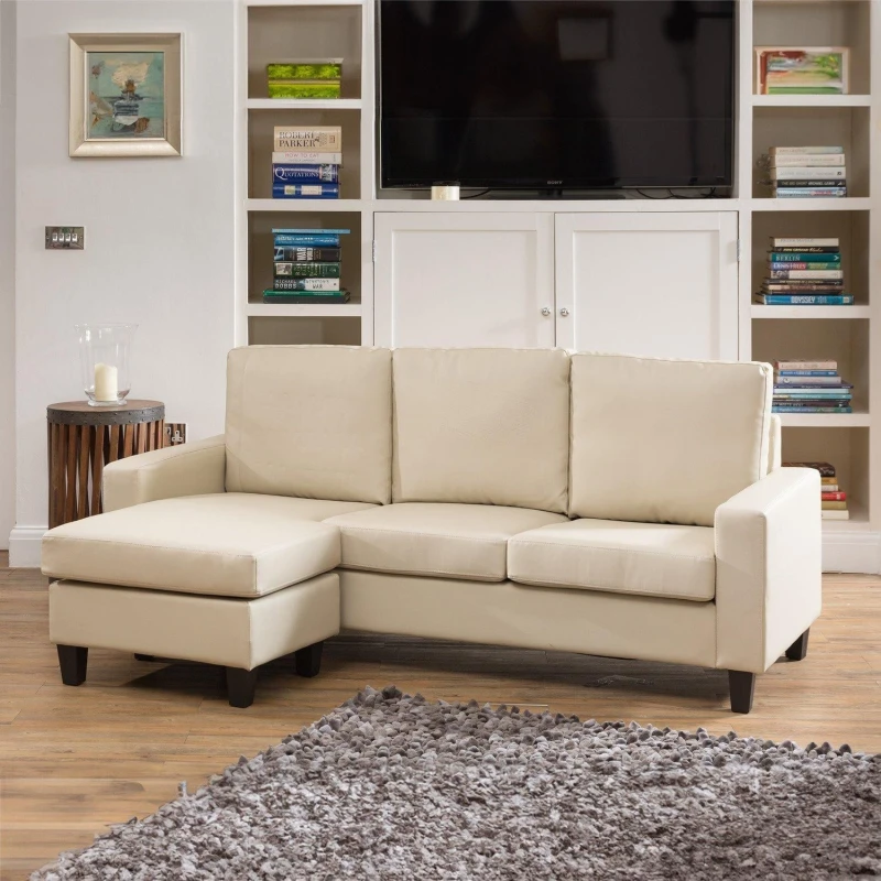 Image of Artemis Home Modena Reversible Corner Sofa in Cream Cream Unisex