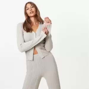 Image of Jack Wills Knitted Button Top - Grey