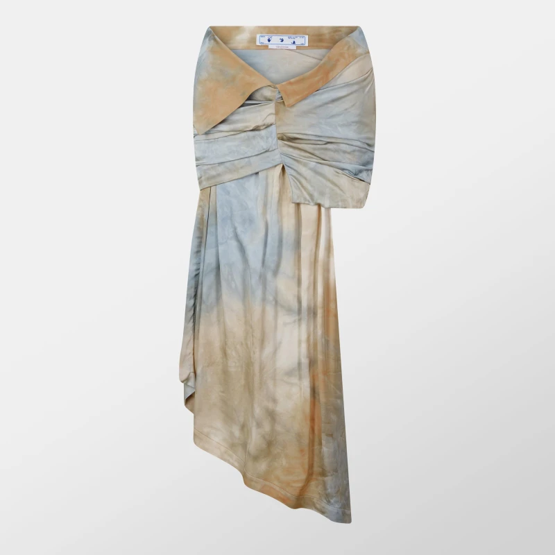 Image of Off White Womens Mini Skirt Camel/Purple female 10 (S)