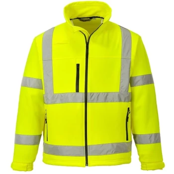 Image of Portwest - S424YERS - sz S Hi-Vis Classic Softshell Jacket (3L) - Yellow