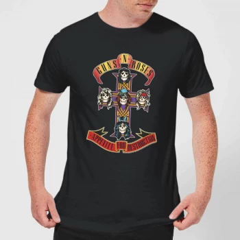 Image of Guns N Roses Appetite For Destruction Mens T-Shirt - Black - 4XL - Black