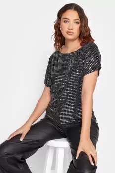 Image of Tall Sequin T-Shirt