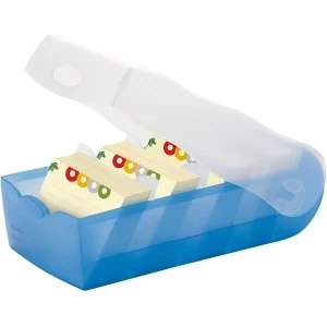 Image of Flashcard Index Box Blue