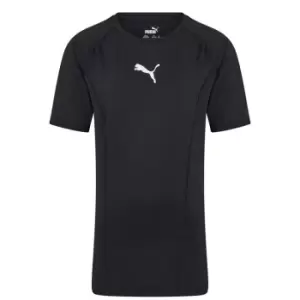 Image of Puma LIGA Base Layer T Shirt Junior Boys - Black