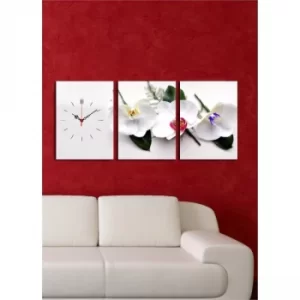Image of 3P3040CS-13 Multicolor Decorative Canvas Wall Clock (3 Pieces)
