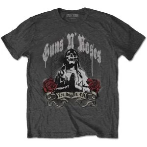 Image of Guns N' Roses - Death Men Mens Medium T-Shirt - Charcoal Grey