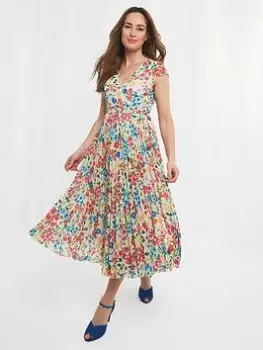 Image of Joe Browns Finest Floral Occasion Dress -Multi, Size 10, Women