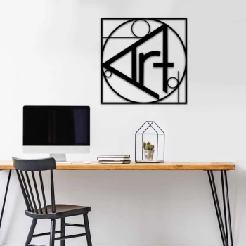 Image of MT - 013 Black Decorative Metal Wall Accessory