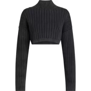 Image of Calvin Klein Jeans Washed Loose Sweater - Black