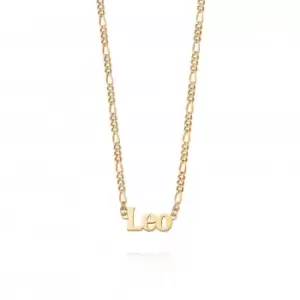 Image of Leo Zodiac 18ct Gold Plated Necklace ZN05_GP