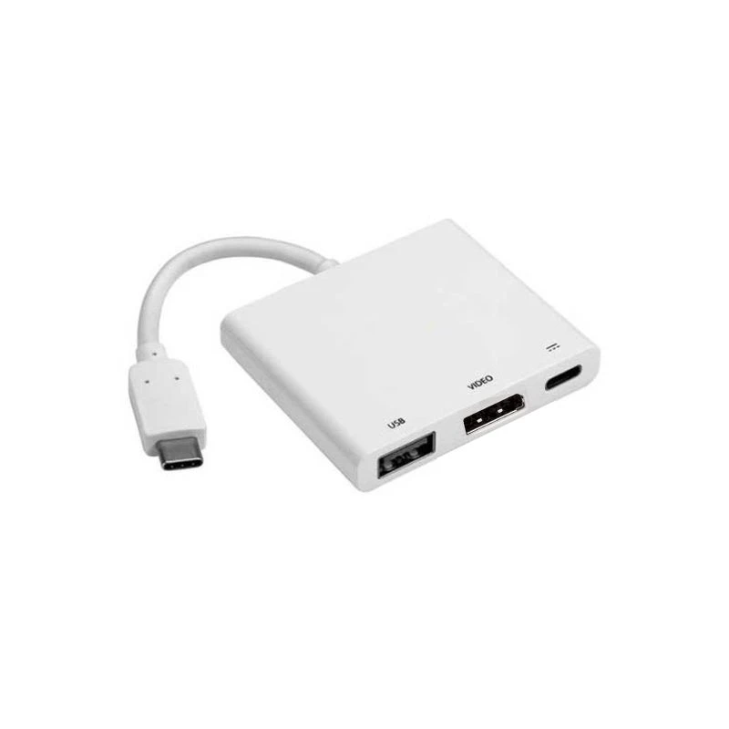 Image of FDL 0.15M USB-C TO DISPLAYPORT ADAPTOR + POWER & DATA (M-F)