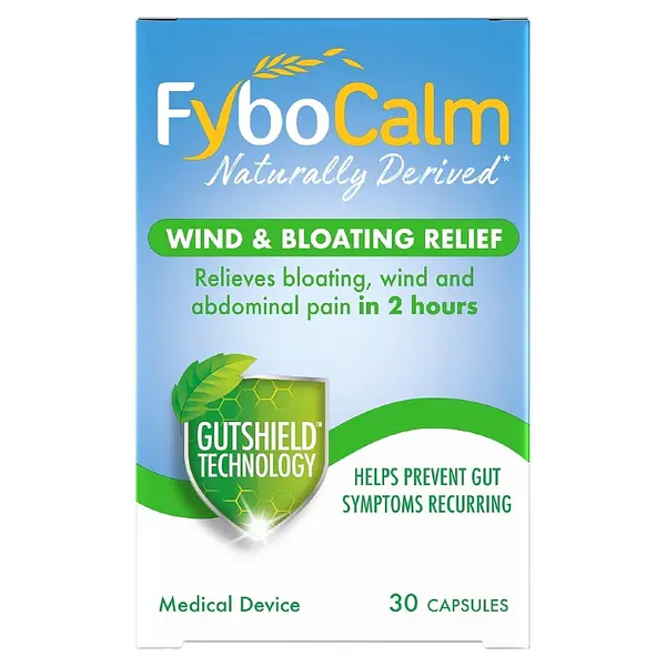 Image of Fybocalm Wind & Bloating Relief Capsules 30
