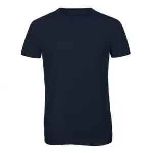 Image of B&C Mens Favourite Short Sleeve Triblend T-Shirt (M) (Navy Blue)