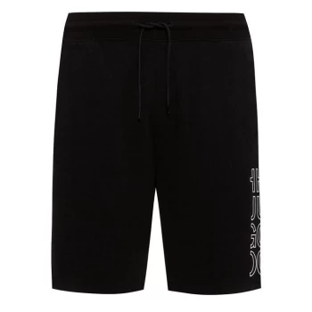Image of Hugo Doolio Fleece Shorts - Black