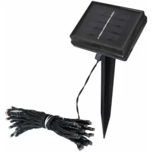 Image of 2 Pack LED String Lights / Solar Powered / Outdoor Lighting / IP44 Weatherproof / 3 Colours and 3 Pack Sizes (2PK of 50, Warm White) - Gardenkraft