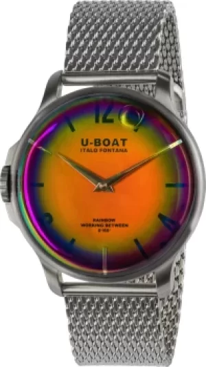 Image of U-Boat Watch Rainbow 44 Orange SS Bracelet D