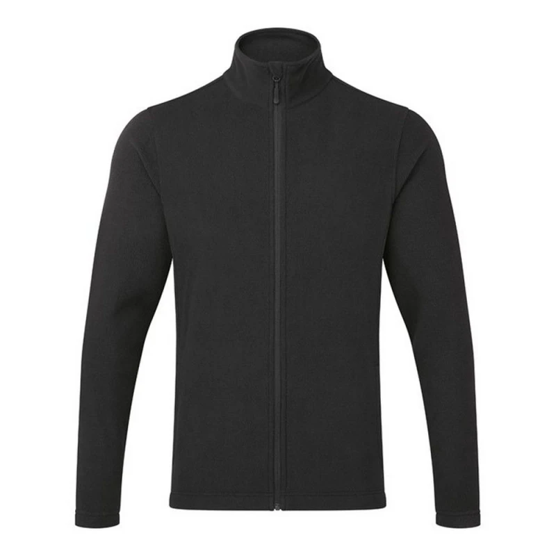 Image of Premier Premier Men Recyclight Microfleece Full Zip Jacket in Black Size: Small Black S Male 5063425829187