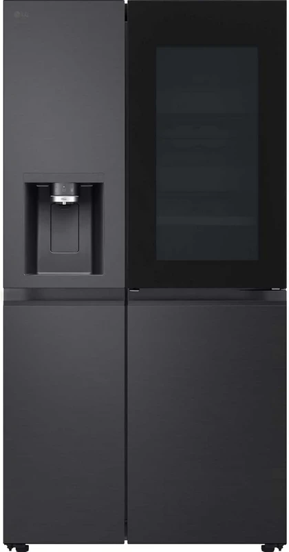Image of LG InstaView GSXE91EVAD American-Style Smart Fridge Freezer - Black Steel 8806096071922