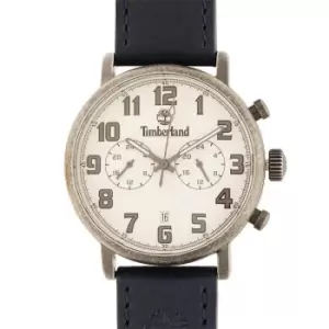 Image of Timberland Richdale Leather Strap Watch - Brown