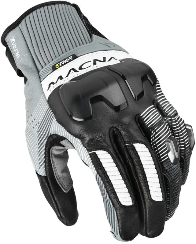 Image of Macna Ultraxx 2.0 Motorcycle Gloves, black-grey-white, Size 3XL for Men