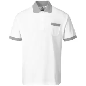 Image of KS51WHRL - sz l Painters Pro Polo - White - Portwest