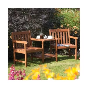 Image of Rowlinson Hampton Hardwood Companion Garden Seat and Table