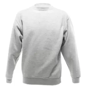 Image of UCC 50/50 Mens Heavyweight Plain Set-In Sweatshirt Top (S) (Heather Grey)