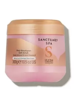 Image of Sanctuary Spa Lily & Rose Collection Pink Himalayan Salt Scrub 300g, One Colour, Women