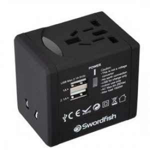 Image of Swordfish VariPlug Dual USB Universal Travel Adapter