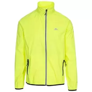 Image of Trespass Mens Retract Shell Jacket Hi-Visibility Yellow/Black Small