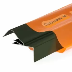 Image of Corrapol-BT Rigid Rock n Lock Side Flashing 6m - Green