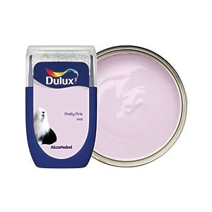 Image of Dulux Pretty Pink Matt Emulsion Paint 30ml
